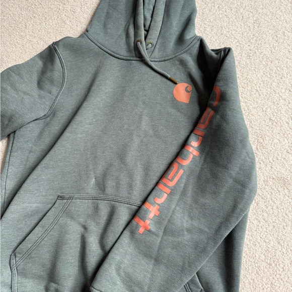 Carhartt Green Hoodie - Picture 2 of 4